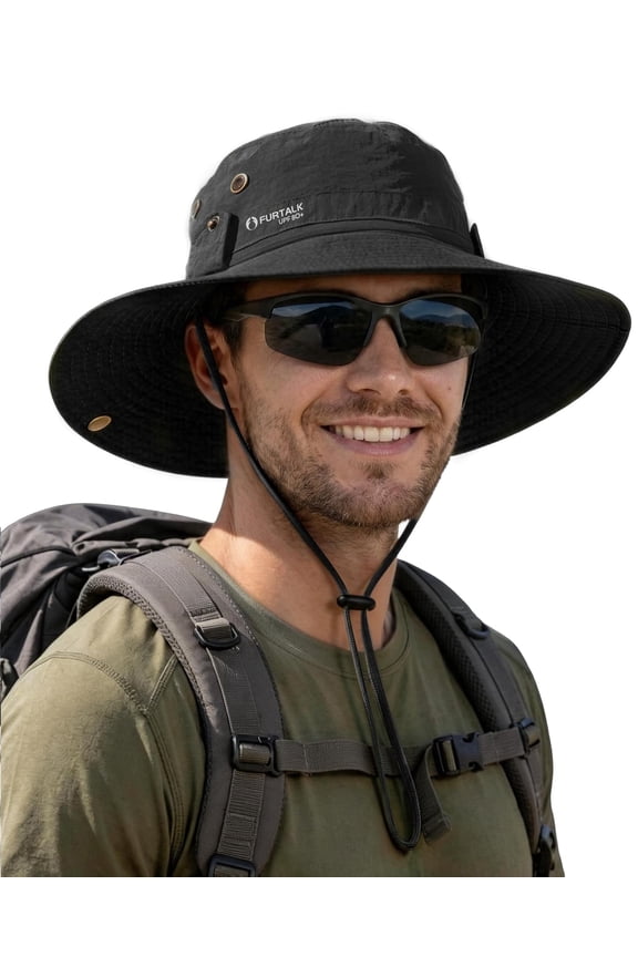 Sun Hats for Men Fishing Hat UPF 50+ Foldable Wide Brim Outdoor Hiking Beach Summer Hats