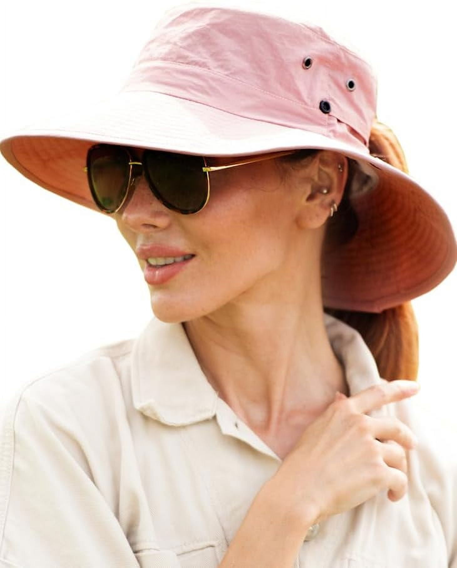 FURTALK Sun Hats For Women Men UV Protection Summer Hat Wide Brim ...