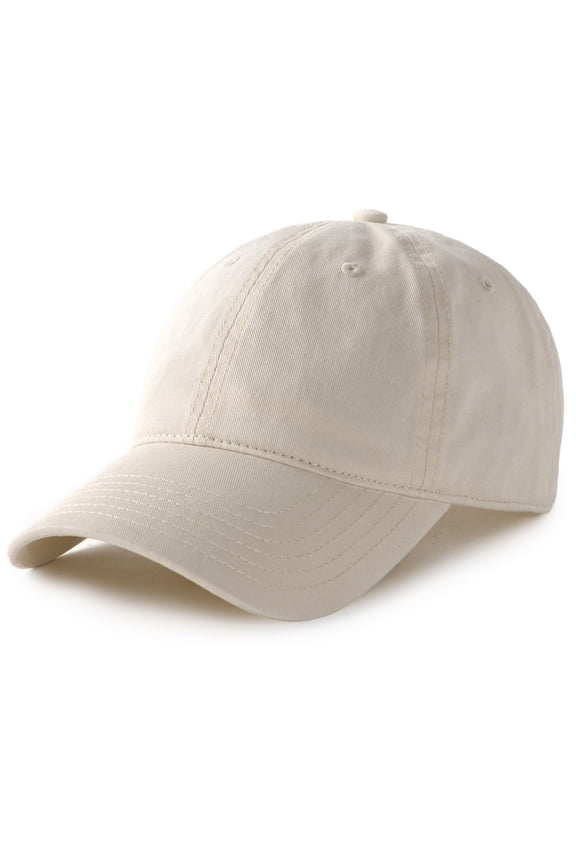 Unisex Vintage Washed Unstructured Baseball Cap Washed Cotton Adjustable Dad Hat