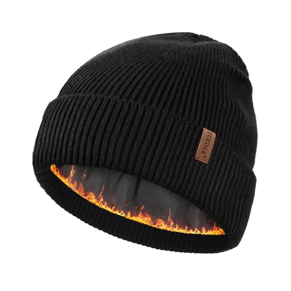 FURTALK Winter Hats for Men Women Fleece Lined Beanie Warm Cuffed Outdoor Skull Cap