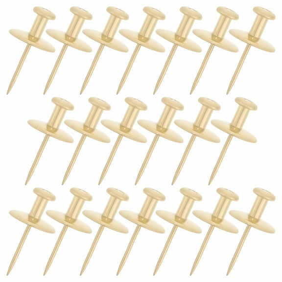 FURVENA 2026 New 20 Pcs Push Pin Hooks for Hanging Extra Long Thumb Tacks Frame Masonry for Home Organization, Wall Decor, Office Use, Craft Projects, Photo Display.