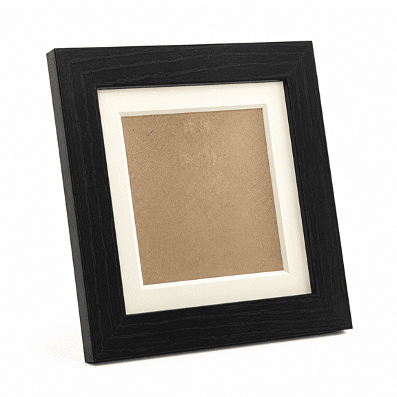 FURVENA 2026 New Simple Exquisite Wooden Stick Photo Frame Display the Picture of Beautiful Lives 5X5 in for Desk,Shelf,Table,Office,Bedroom