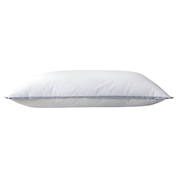 FURVENA Flat Soft Thin Pillows Queen Size Bed Pillow Hotel Pillows with Down Alternative Fill for Side Back Stomach Sleepers Queen Size Pillow,12X20",1Pc,White