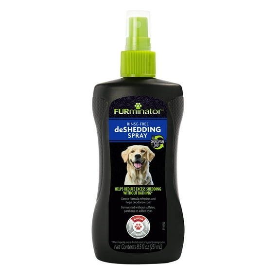 FURminator Rinse-Free deShedding Spray for Dogs, 8.5 fl oz