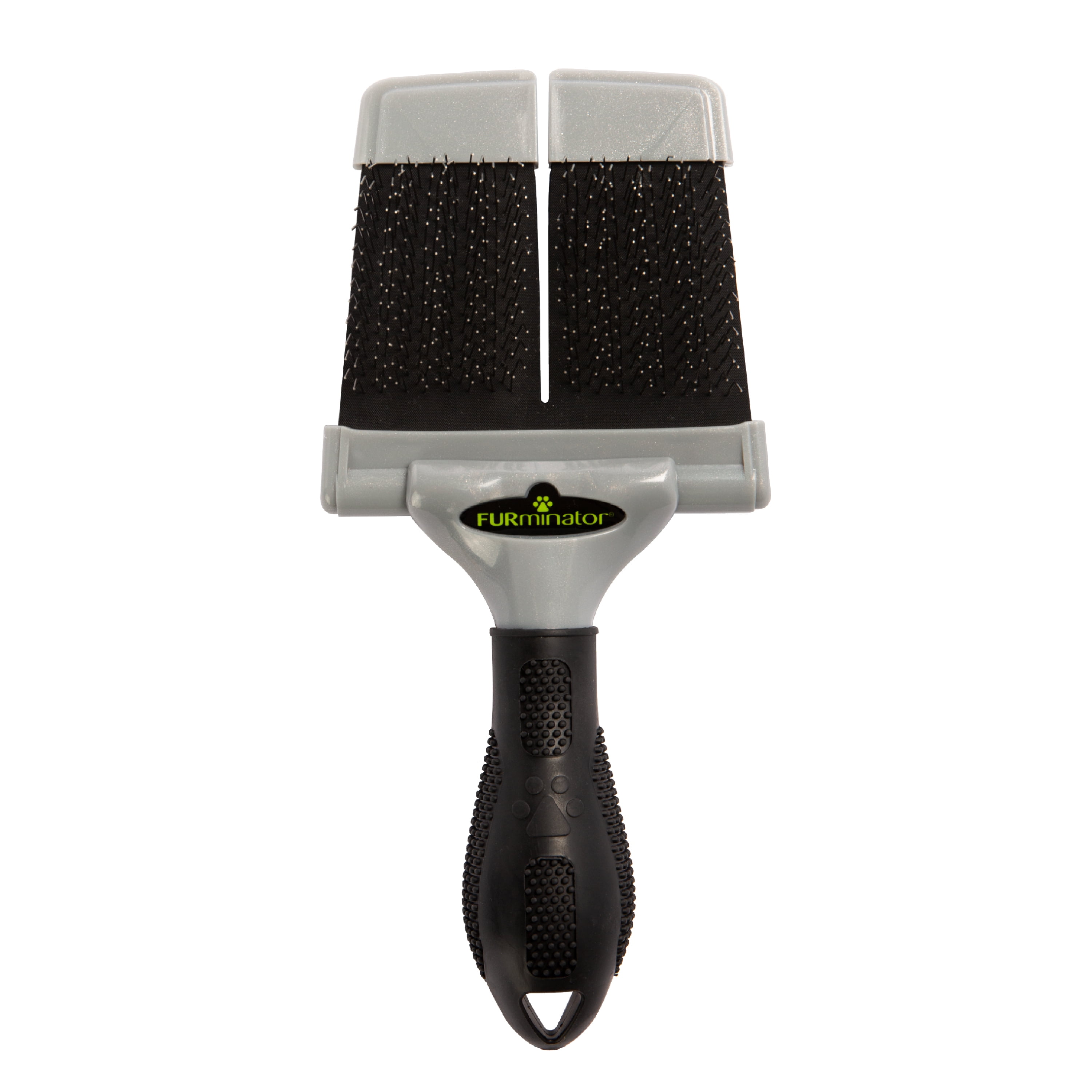 FURminator Soft Slicker Brush for Large Dogs with Silky or Wiry Coats