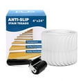 thumbnail image 1 of FUS Non-Slip Clear Stair Treads 4x24 Anti-Skid Strips for Indoor Steps, 1 of 9