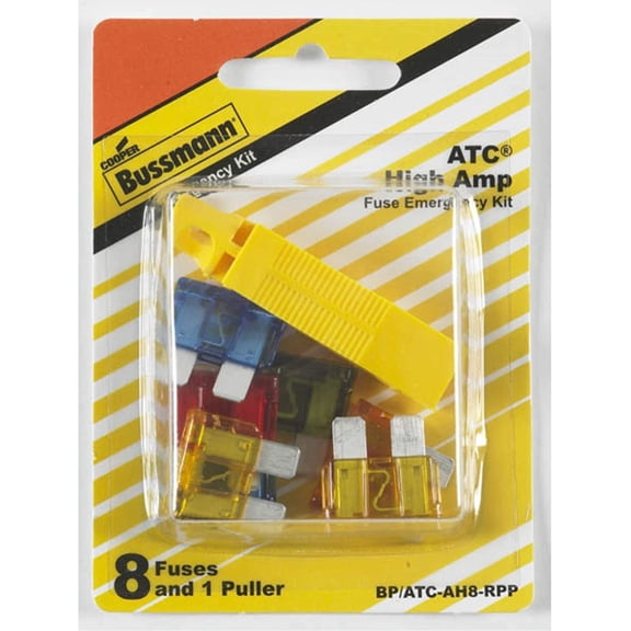 Cooper Bussmann Emergency Fuse Kit - Mini Fuse Emergency Kit - 8 Piece, Multicolor