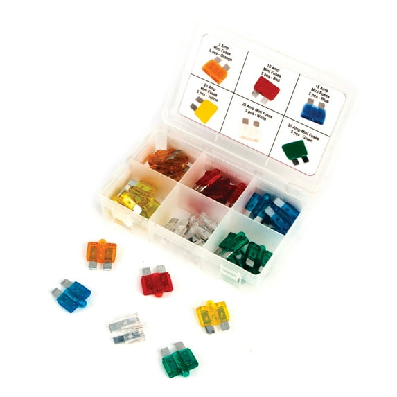 Performance Tool W5378 Standard Fuse Assortment, 30-Piece