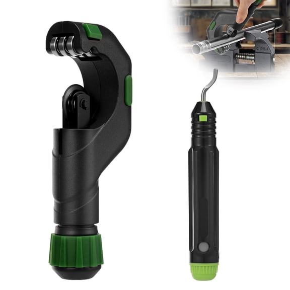 Copper Pipe Cutter (0.2"-2" OD) Tube Cutter for with Deburring Tool for Copper PVC and Thin Stainless Steel Tube Metal Plumbing Tubing Cutter Tool