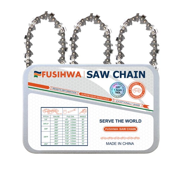 Aazon.co: 20-Inch Chainsaw Chain 0.325" Pitch 0.058" Gauge 76 Drive