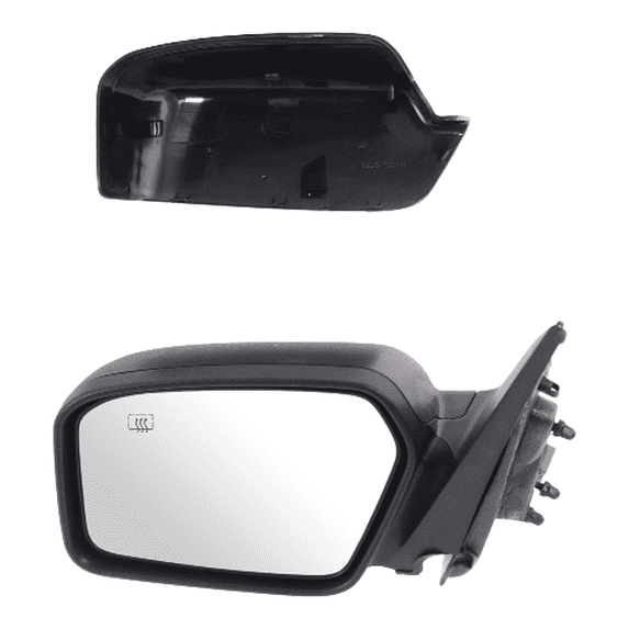 FUSION 06-12/MILAN 06-11 MIRROR LH, Power, Non-Folding, Heated, Paintable/Textured, 2 Caps, w/ Puddle Light