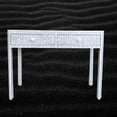 thumbnail image 1 of FUSION Floral Bone Inlay Console Grey Ready to Ship, 1 of 5