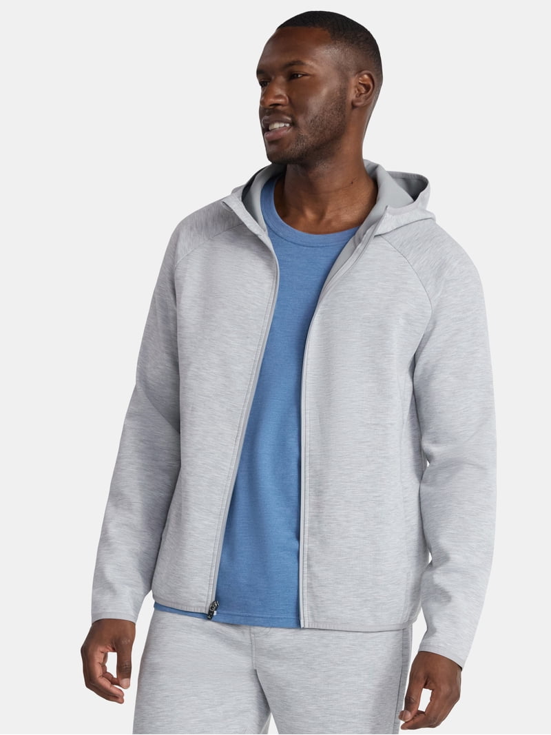 Athletic Works Men's and Big & Tall Fusion Double Knit Full Zip