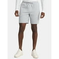 thumbnail image 1 of Athletic Works Men's and Big Men's Fusion Double Knit Shorts 8" Inseam, Sizes S-5XL, 1 of 5