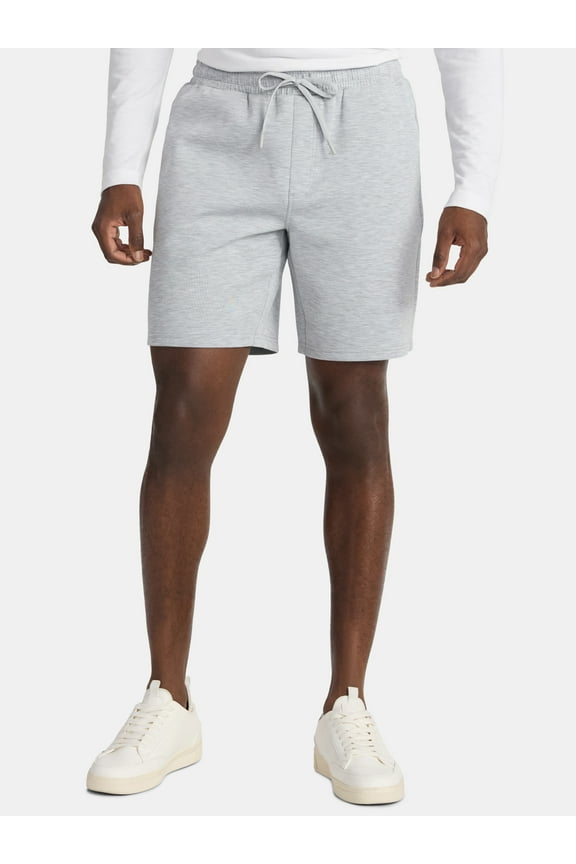 Men's and Big Men's Fusion Double Knit Shorts 8" Inseam, Sizes S-5XL