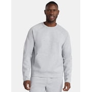 Men's and Big Men's Fusion Double Knit Crewneck Sweatshirt, Sizes S-5XL