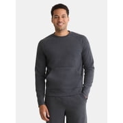 Men's and Big Men's Fusion Double Knit Crewneck Sweatshirt, Sizes S-5XL