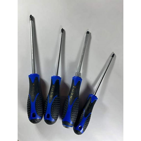 FUSO INDUSTRIAL SCREW DRIVER SET PH1 PH2 PH3 SLOT (4 PEICE )