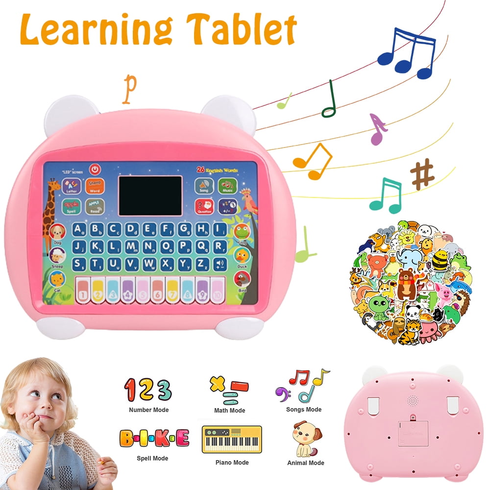 FUSSWIND Learning Tablet for Kids, Toddler Educational ABC Toy, Learn