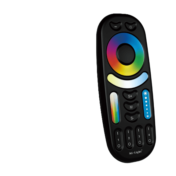 Miboxer FUT092-B - 4-Zone RGB+CCT LED Remote 2.4GHz Black