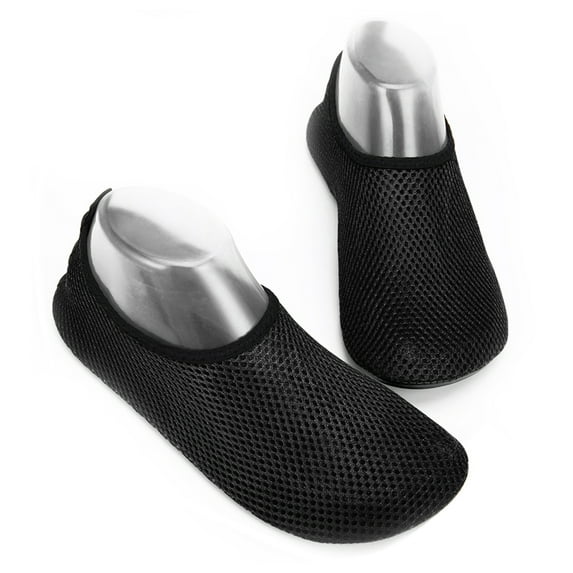 FUTATA Adult Water Shoes For Womens Mens Barefoot Skin Shoes Non Slip Beach Swim Shoes Aqua Socks Dive Surf Water Sports Socks Shoes ,Up Size10