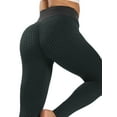 thumbnail image 1 of FUTATA Anti Cellulite Ruched Butt Lifting Leggings High Waist Tummy Control Yoga Pants Textured Booty Tights, 1 of 6