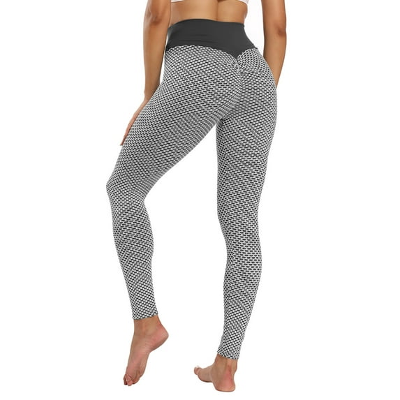 FUTATA Butt Lift Yoga Pants For Women Seamless Ruched Leggings Booty Tummy Control Running Biker Workout Pants Tights