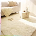 thumbnail image 1 of FUTATA Carpet Living Room Solid Plush Shag Carpet Solid Coaxial High Fluff Bathroom Carpet Suitable For Bedside Sofa Bathroom, 1 of 3
