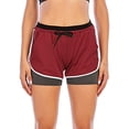 thumbnail image 1 of FUTATA Casual Sports Women Running Shorts, Active Elastic Waist Shorts, Gym Fitness Workout Yoga Sports Shorts, 1 of 5