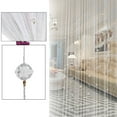 thumbnail image 1 of FUTATA Hanging Beaded Curtain String Curtains Door Window Crystal Tassel Curtains Fly Screen Panel Divider Screen Drapes Curtains For Wedding Coffee House Restaurant, 1 of 1