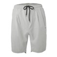thumbnail image 1 of FUTATA Men's Basic Sports Shorts, Polyester Sports Shorts With Pockets, Elastic Waist, Sizes Up To 5XL, 1 of 8
