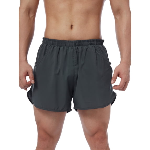 FUTATA Men's Sports Shorts, Sportswear Sports Shorts, Polyester Running Shorts With Pockets, Quick Dry Gym Shorts, Internal Mesh Lining