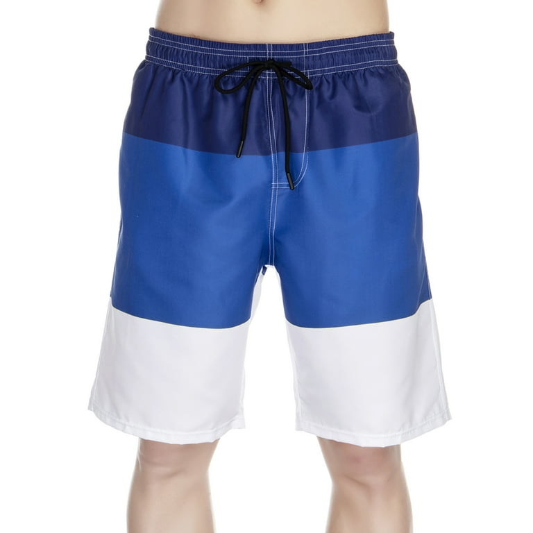 FUTATA Mens Swim Trunks Beach Shorts Plus Size High Waist Swim
