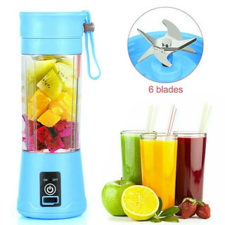 6 Blades Usb Portable Juicer Maker Juicer Fruit Juice Cup - Temu