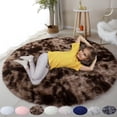 thumbnail image 1 of FUTATA Plush Fluffy Area Rugs For Bedroom Shaggy Washable Rugs Pad Fuzzy Carpet Non-Slip Runner Nursery Kids Rugs Round Mat For Living Room Bedside, 1 of 8