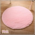 thumbnail image 1 of FUTATA Round Area Rugs For Living Room Bedroom,Circle Floor Carpet Plush Fluffy Fuzzy Shaggy Rugs Kid Runner Rugs Washable Non-Slip Big & Small Rugs Mat Pad, 1 of 1