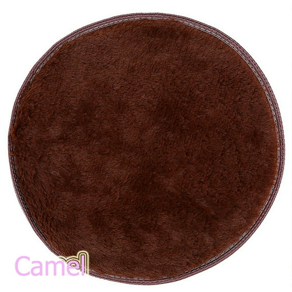 FUTATA Round Area Rugs For Living Room Bedroom,Circle Floor Carpet Plush Fluffy Fuzzy Shaggy Rugs Kid Runner Rugs Washable Non-Slip Big & Small Rugs Mat Pad