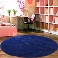thumbnail image 1 of FUTATA Round Area Rugs Plush Fluffy Shaggy Rugs For Living Room Bedroom Bedside, Fuzzy Carpet Soft Anti-Slip Machine Washable Floor Mat Runner Play Pads Kids Rugs, 1 of 8