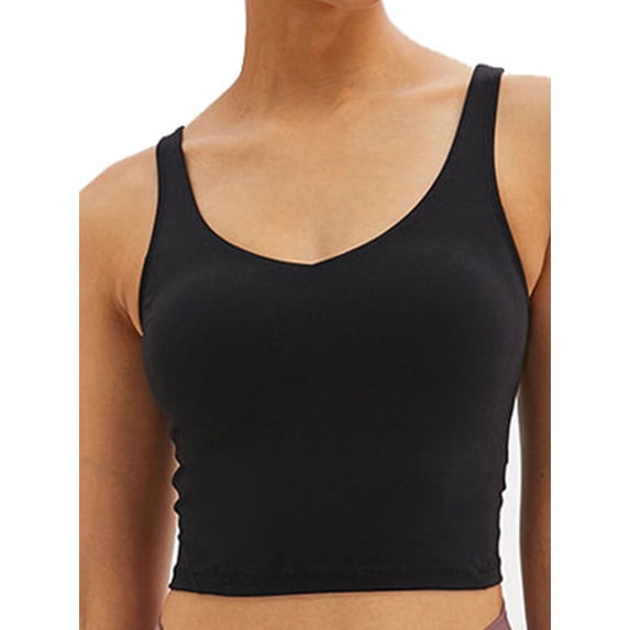 FUTATA Sports Bra for Women Middle Impact Support Wirefree Yoga Bra Sexy Backless Lingerie Bra Top Fitness Excercise Running Tank Top