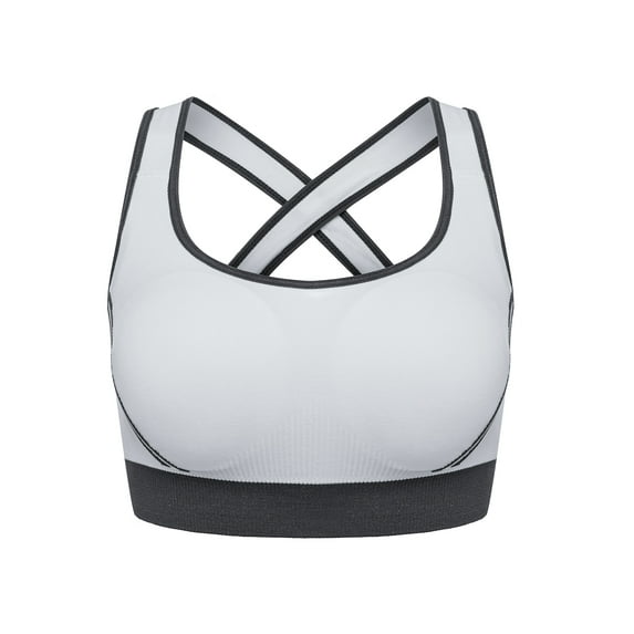 FUTATA Sports Bras For Women Padded Workout Running Bras Seamless Low Impact Support Yoga Bras Tank Tops For Gym Fitness