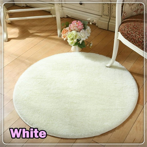 FUTATA Super Soft Fluffy Floor Rug Washable Shag Rug Shaggy Area Rug Bedroom Dining Room Anti-skid Carpet Yoga Mat Child Play Mat