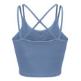 thumbnail image 1 of FUTATA Women Cross Back Sport Bras Padded Strappy Criss Cross Cropped Bras for Yoga Workout Fitness, 1 of 5