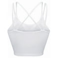 thumbnail image 1 of FUTATA Women Cross Back Sport Bras Padded Strappy Criss Cross Cropped Bras for Yoga Workout Fitness, 1 of 5