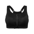 thumbnail image 1 of FUTATA Women Front Zip Sports Bra, Push Up Sports Bra Bandeau Top With Removable Pad, Fitness Workout Running Yoga Bra, 1 of 5