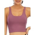 thumbnail image 1 of FUTATA Women Girls Yoga Bra Tube Top Chest Pad Vest Without Steel Ring Sling Vest Comfortable Women Yoga Sport Bra Camisole Sleeveless Tank Tops, 1 of 7