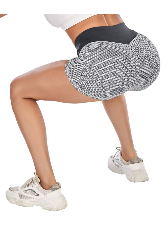 Women High-Waist Yoga Shorts Active Fit Athletic Sports Workout Shorts Butt Lifting Tights Bike Running Shorts For Exercise Volleyball Golf,S-2XL