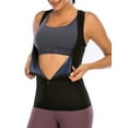 thumbnail image 1 of FUTATA Women Sauna Vest Slimming Workout Tank Top Waist Trainer Slim Polymer Sauna Suit Tummy Control Sweat Enhancing Shapewear with Zipper, 1 of 6