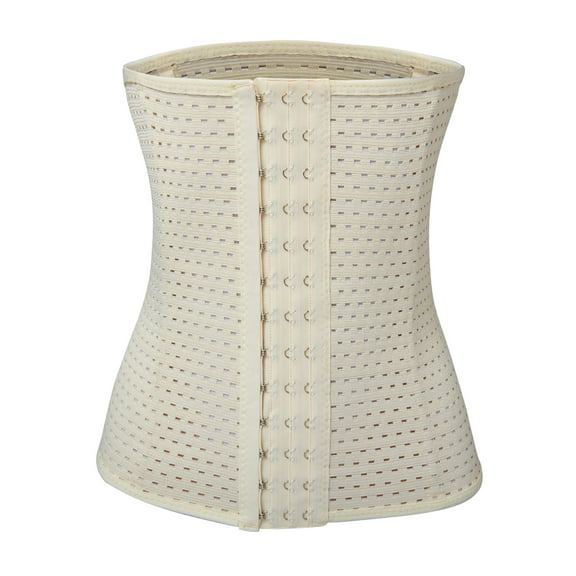 FUTATA Women Tummy Control Waist Trainer Weight Loss Belt Lower Belly Fat Cincher Corset Workout Body Shaper Sport Girdle with Steel Bones