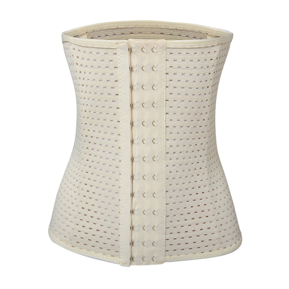 FUTATA Women Waist Trainer with Steel Bones Corset Cincher Tummy Control Body Shaper Waist Trimmer for Weight Loss