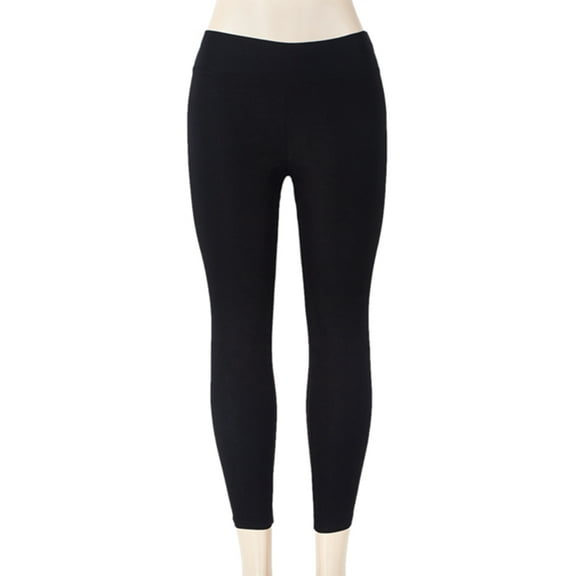 FUTATA Black Leggings For Women Ankle Tights High Waist Yoga Pants Compression Tummy Control Tights Trousers For Workout Activewear Sweatpants,S-3XL